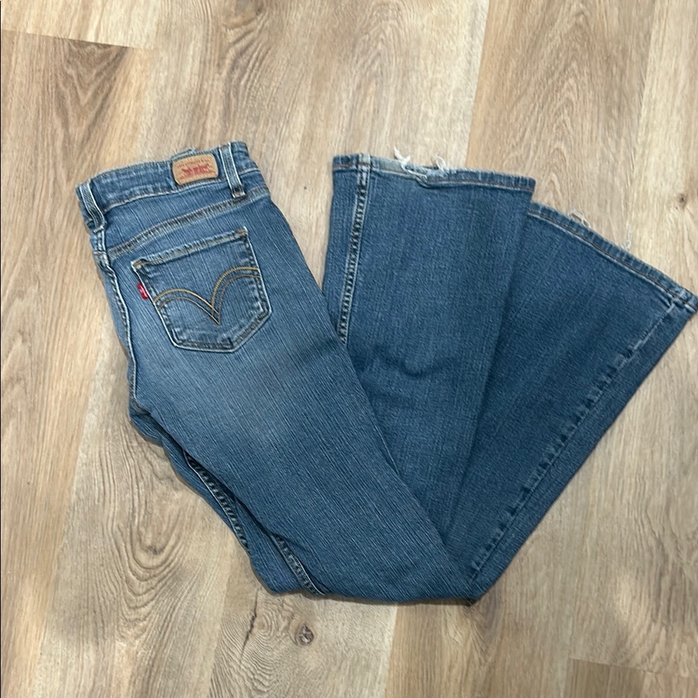 Levi's Blue Jeans with Classic Denim Texture